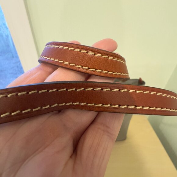 Dooney & Bourke Pebble Leather Lexington Shopper Tote – Light Grey | Like New - Picture 9 of 16